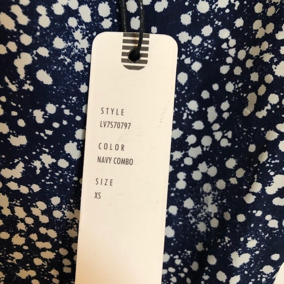 NWT OLIVE & OAK Navy Blue Dress - Picture 6 of 8